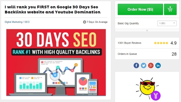 Fiverr SEO